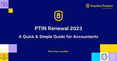 31 and must be renewed annually. . Ptin renewal for 2023